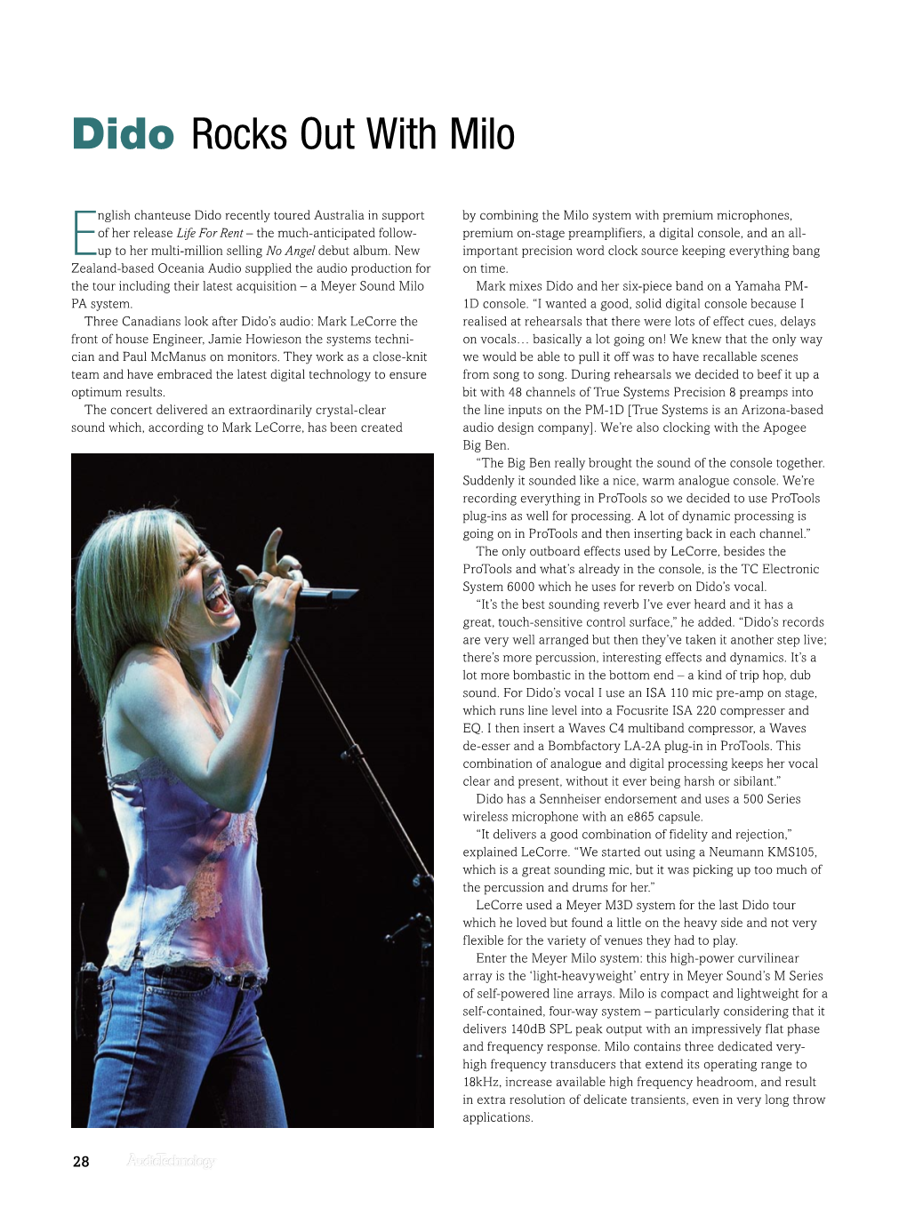 Dido Rocks out with Milo Issue 37