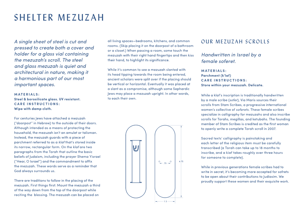 Shelter Mezuzah