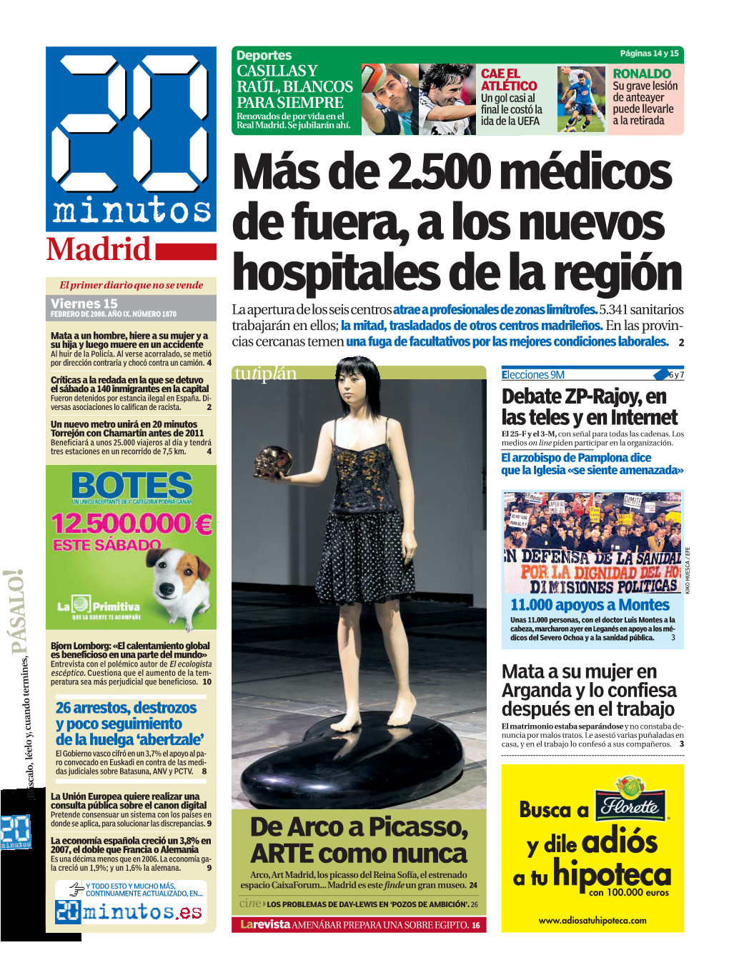 Más De 2.500 Médicos De Fuera, a Los Nuevos Hospitales De La Región