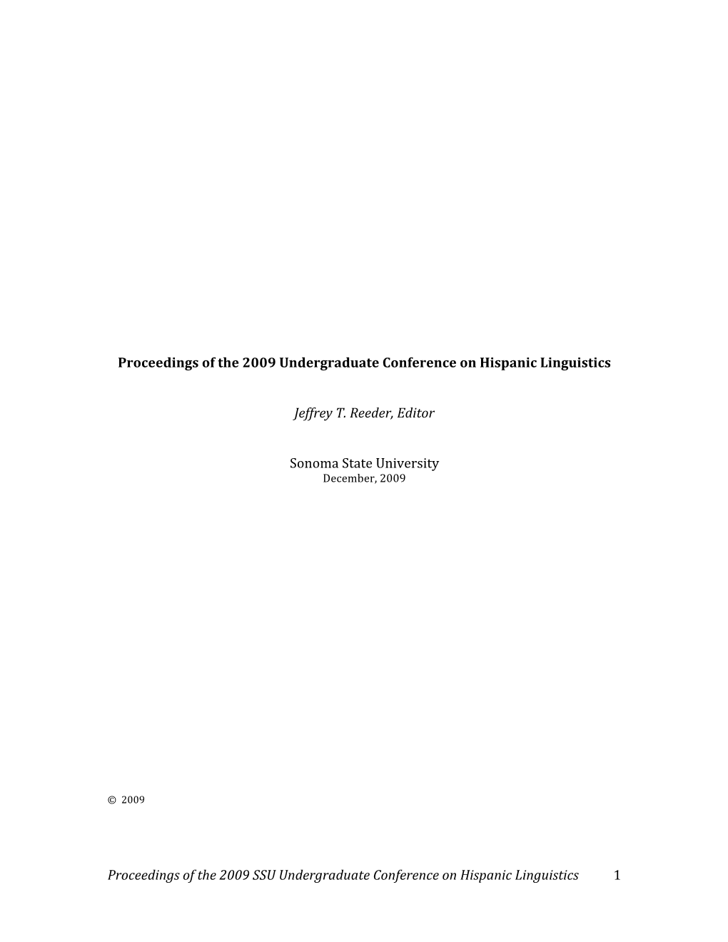 2009 Uchlin Proceedings