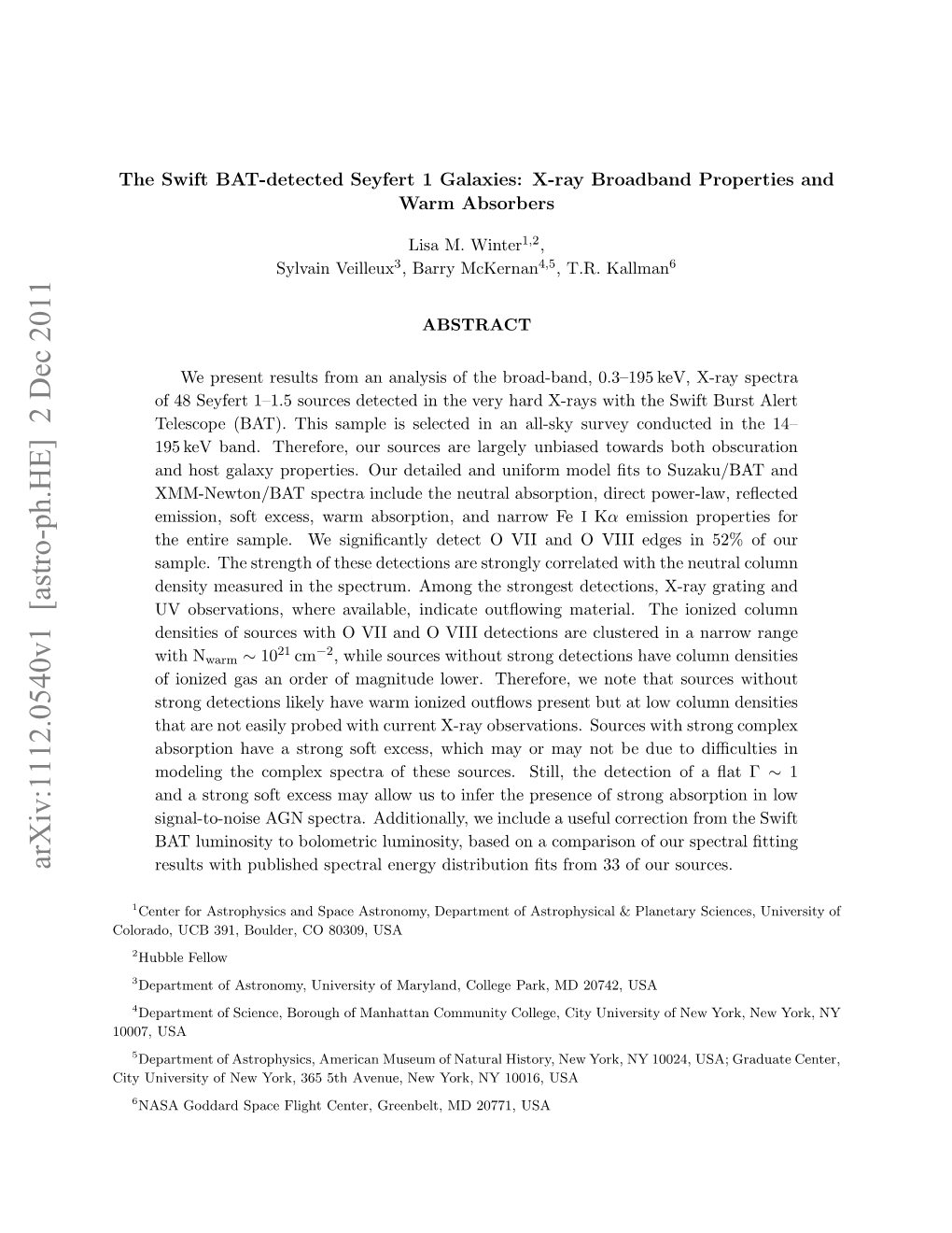 The Swift BAT-Detected Seyfert 1 Galaxies: X-Ray Broadband