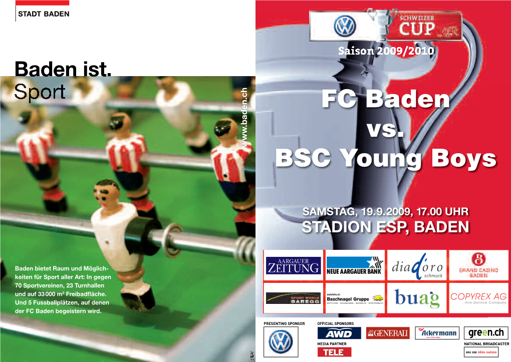 FC Baden Vs. BSC Young Boys