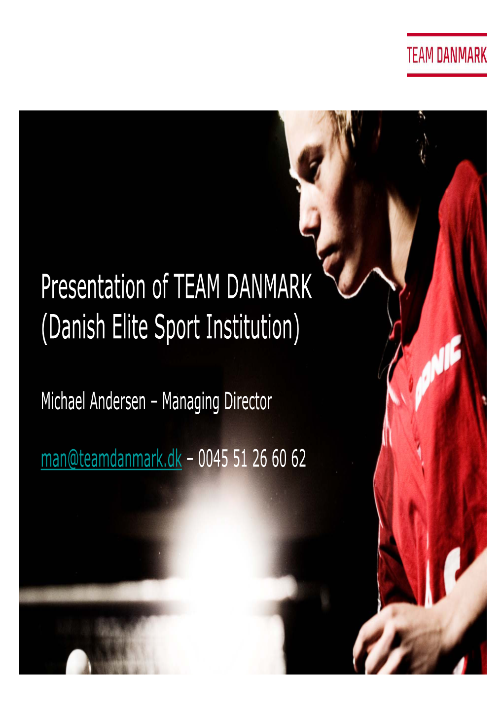 Danish Elite Sports Institution)