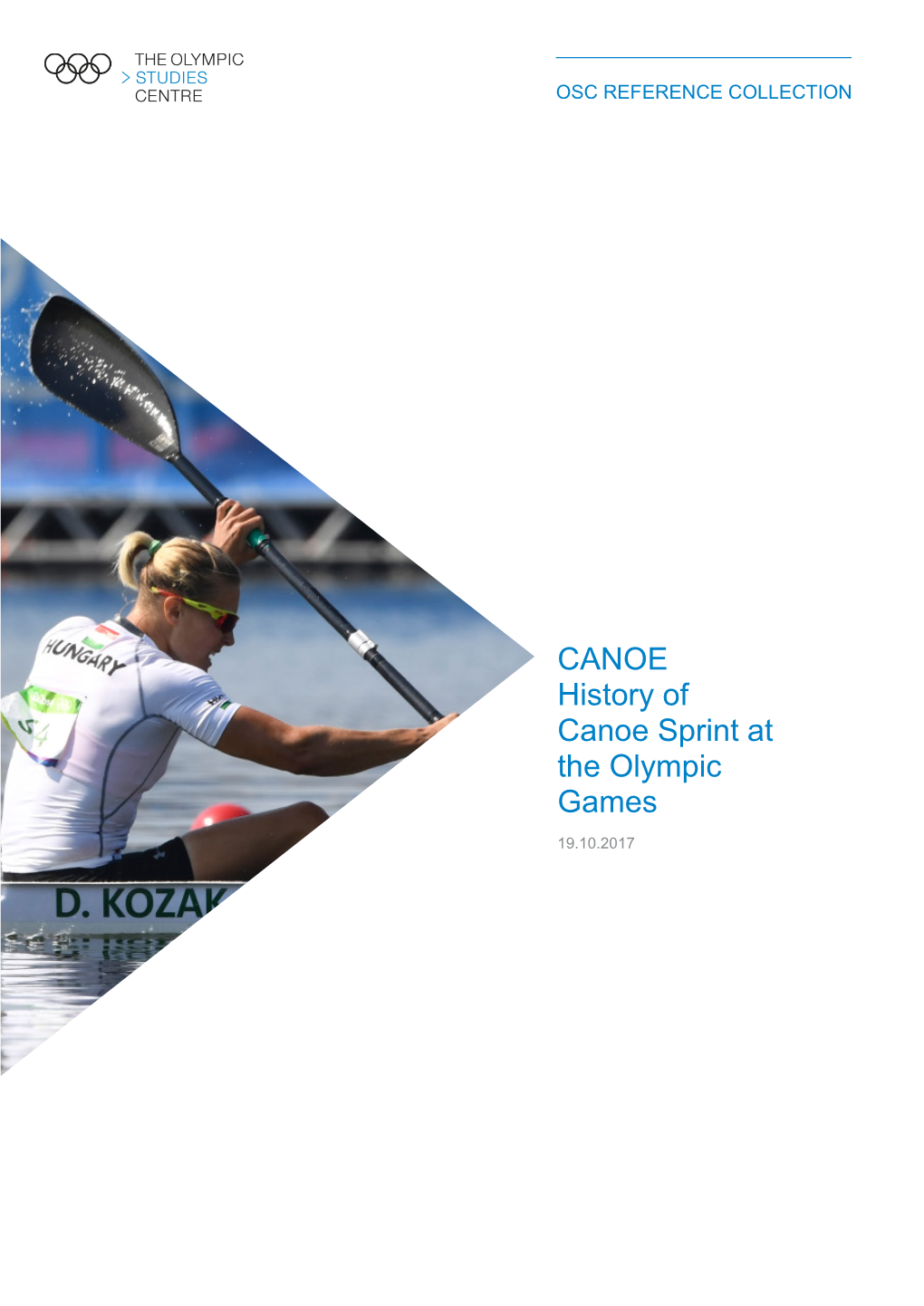 History of Canoe Sprint at the Olympic Games