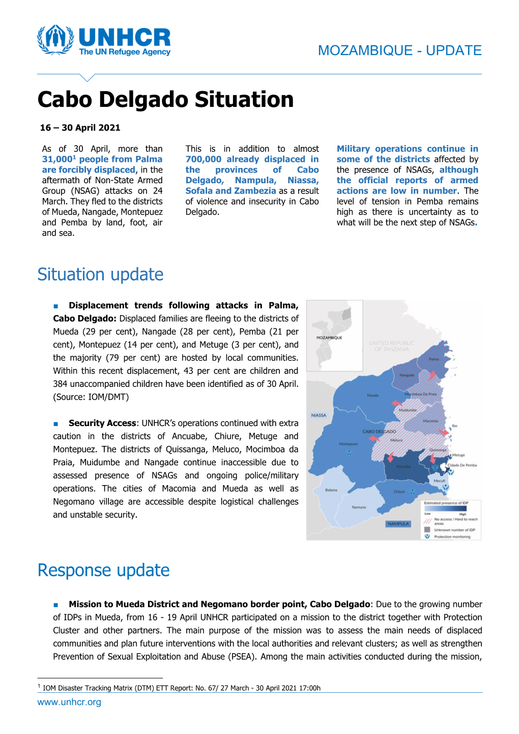 Cabo Delgado Situation