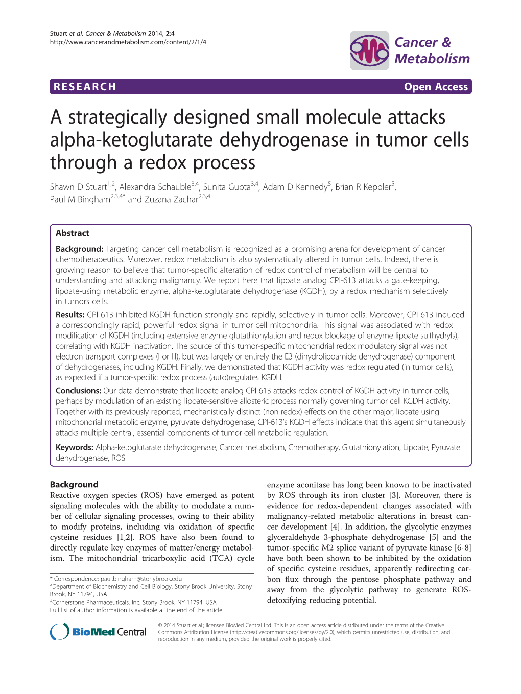 A Strategically Designed Small Molecule Attacks Alpha