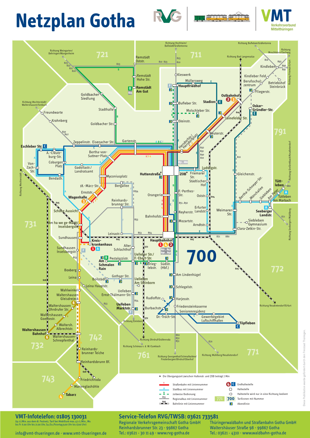 Netzplan Gotha Netzplan Info@Vmt-Thueringen.De · Info@Vmt-Thueringen.De Bis Fr