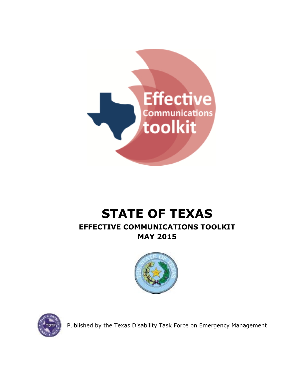 Emergency Communications Toolkit State of Texas May 2015