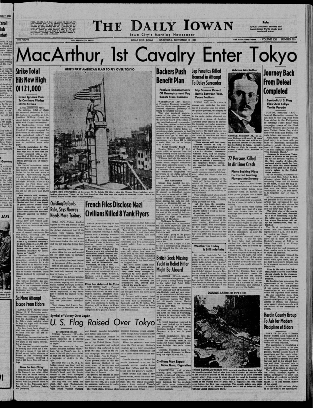 Daily Iowan (Iowa City, Iowa), 1945-09-08