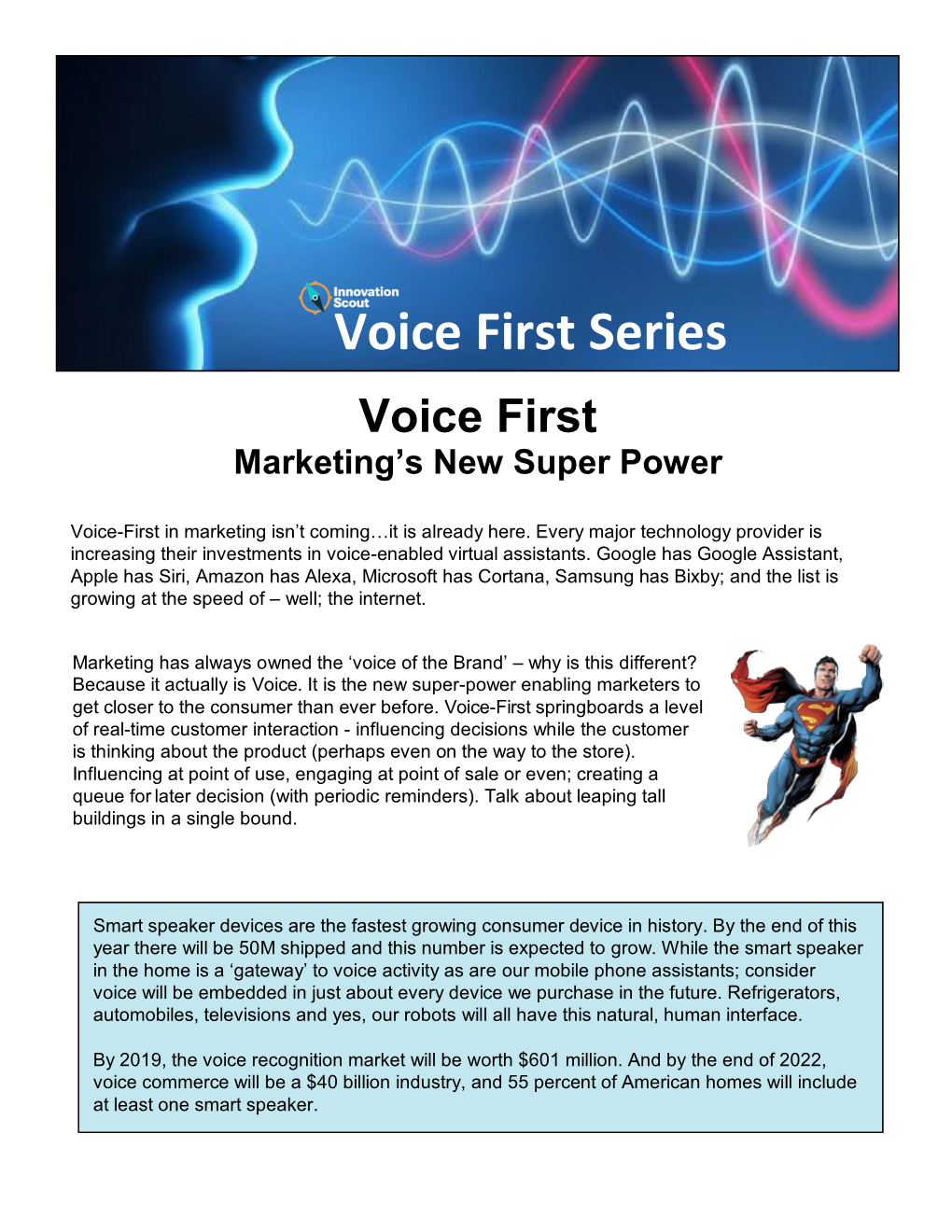 Voice First Series Voice First Marketing’S New Super Power