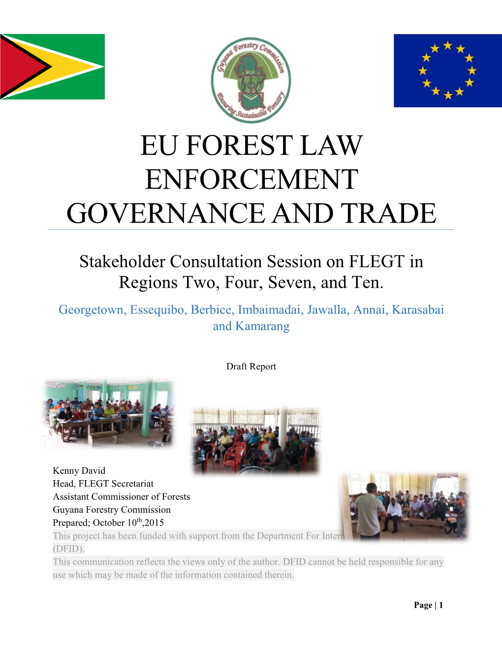 Eu Forest Law Enforcement Governance and Trade