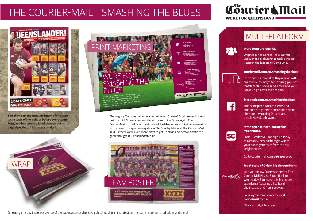 The Courier-Mail – Smashing the Blues