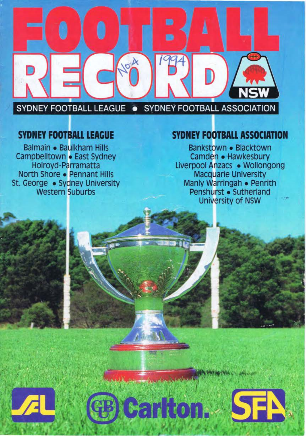 Sydney Football League Sydney Football Association