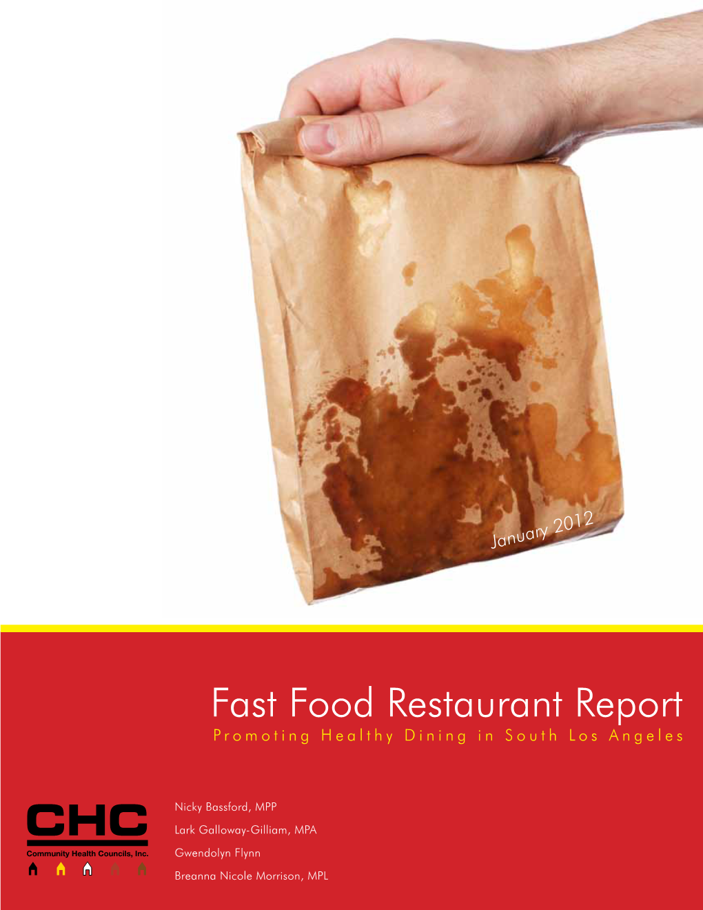 Fast Food Restaurant Report Promoting Healthy Dining in South Los Angeles