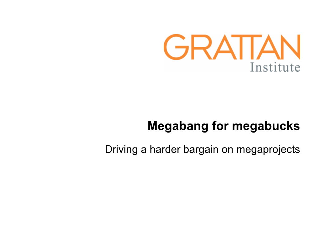 Megabang for Megabucks Briefing Pack