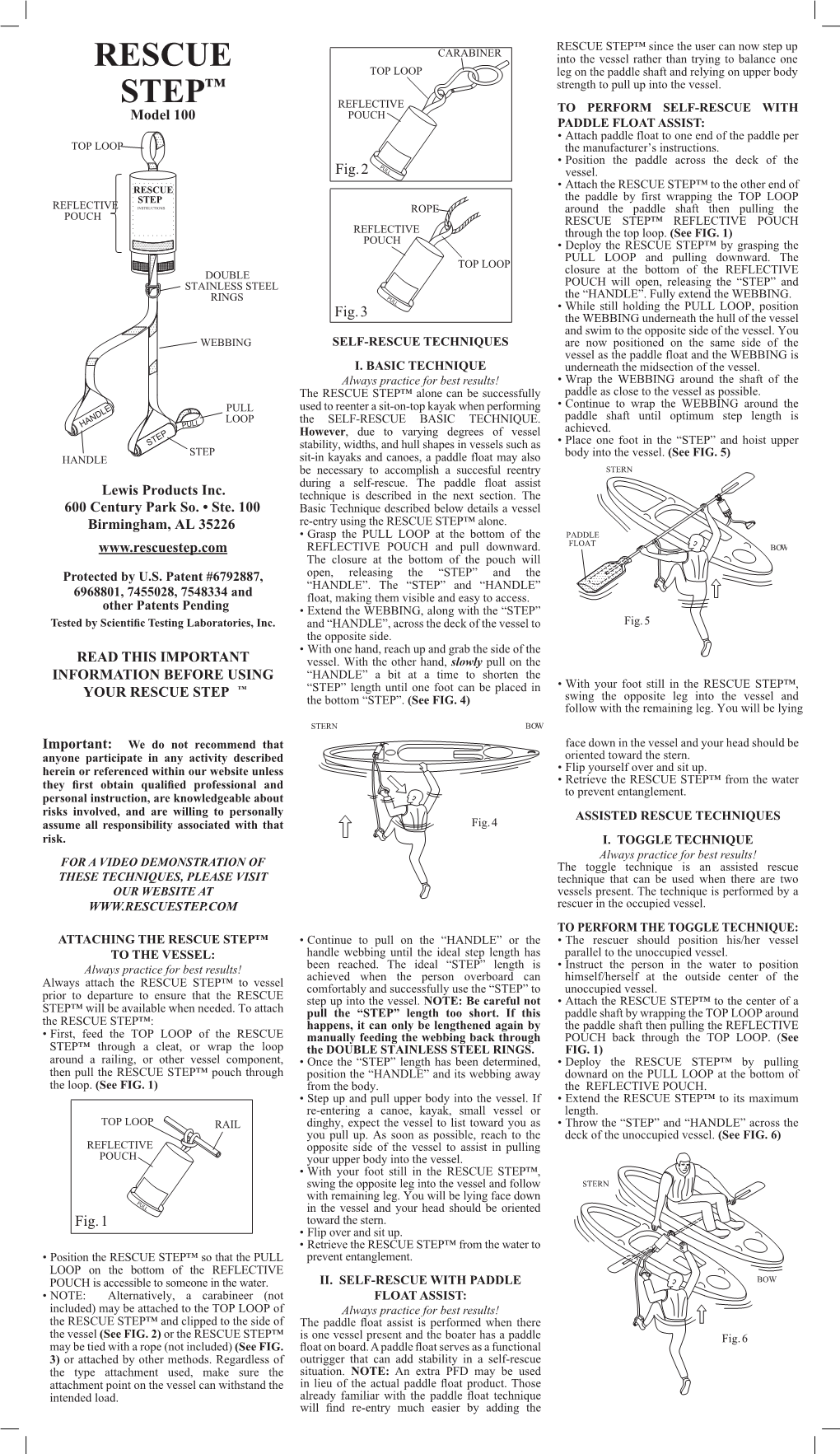 Kayak Instructions