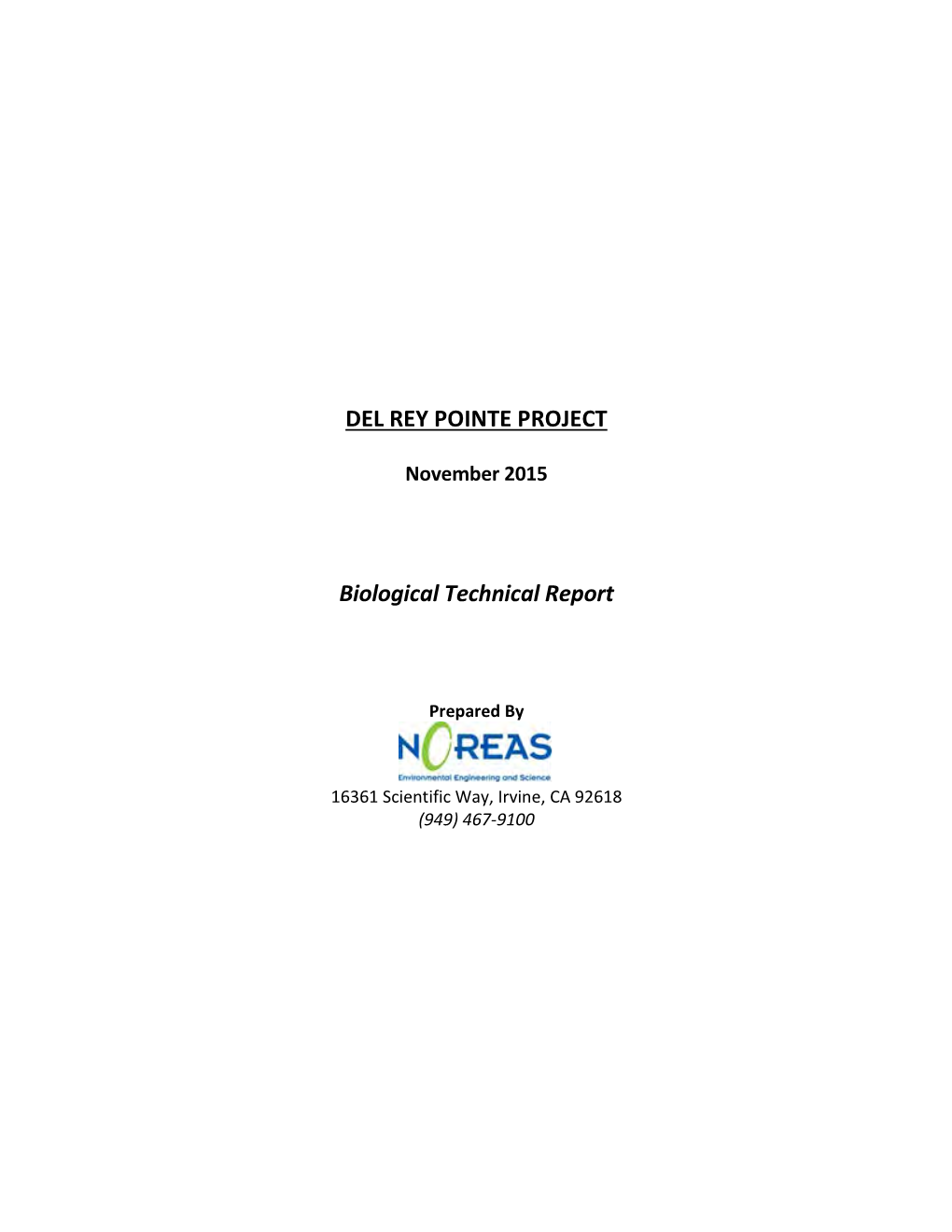 Biological Technical Report