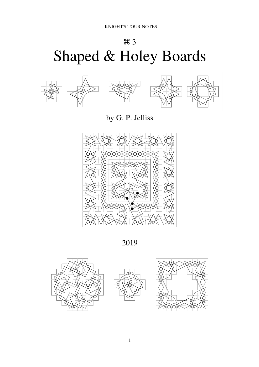 Shaped & Holey Boards