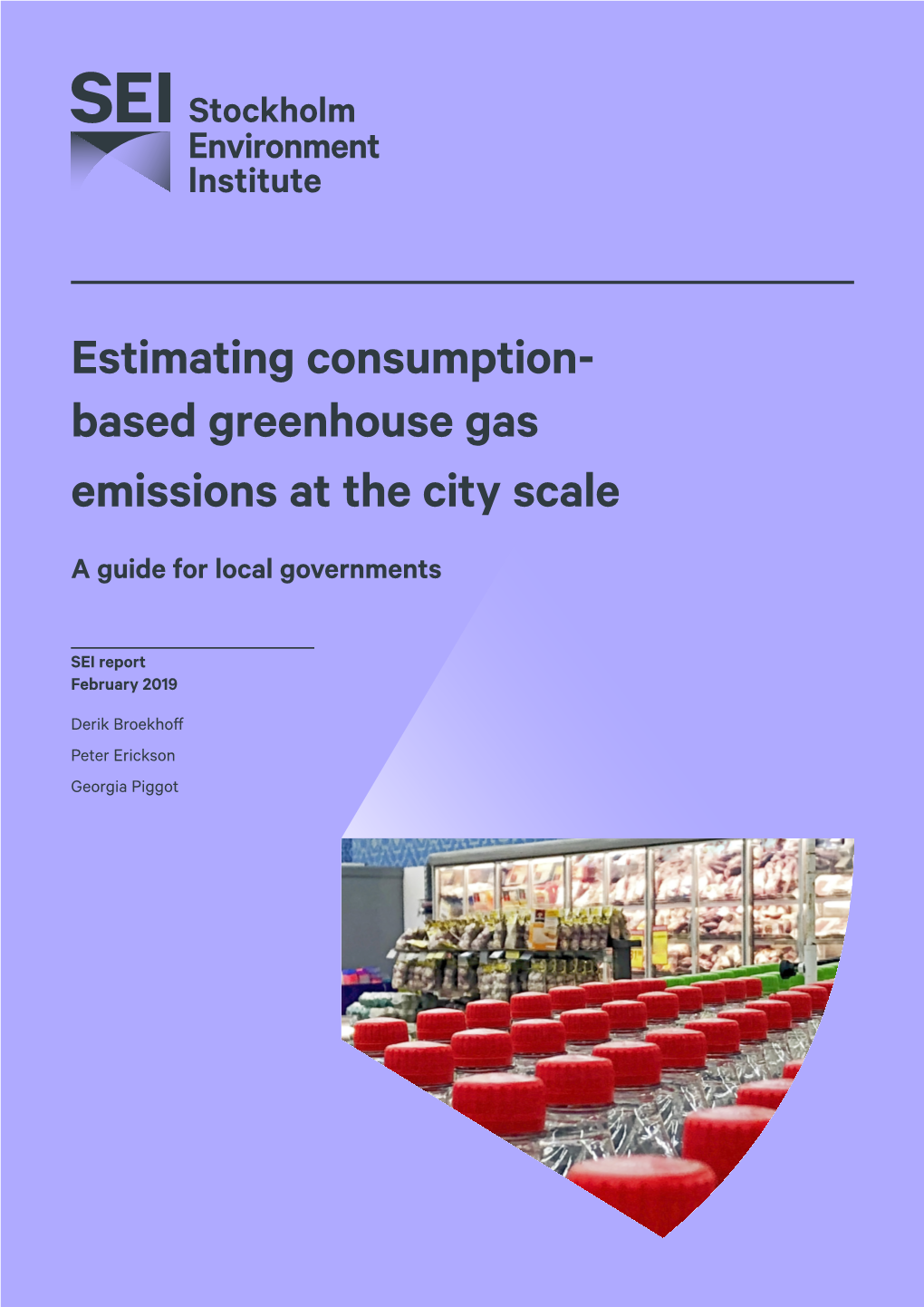 Estimating Consumption- Based Greenhouse Gas Emissions at the City Scale