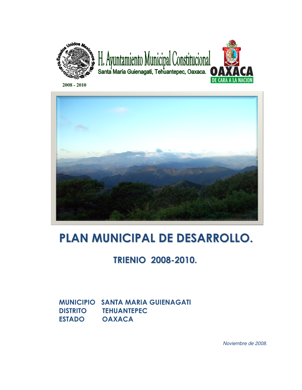 Plan Municipal De Desarrollo