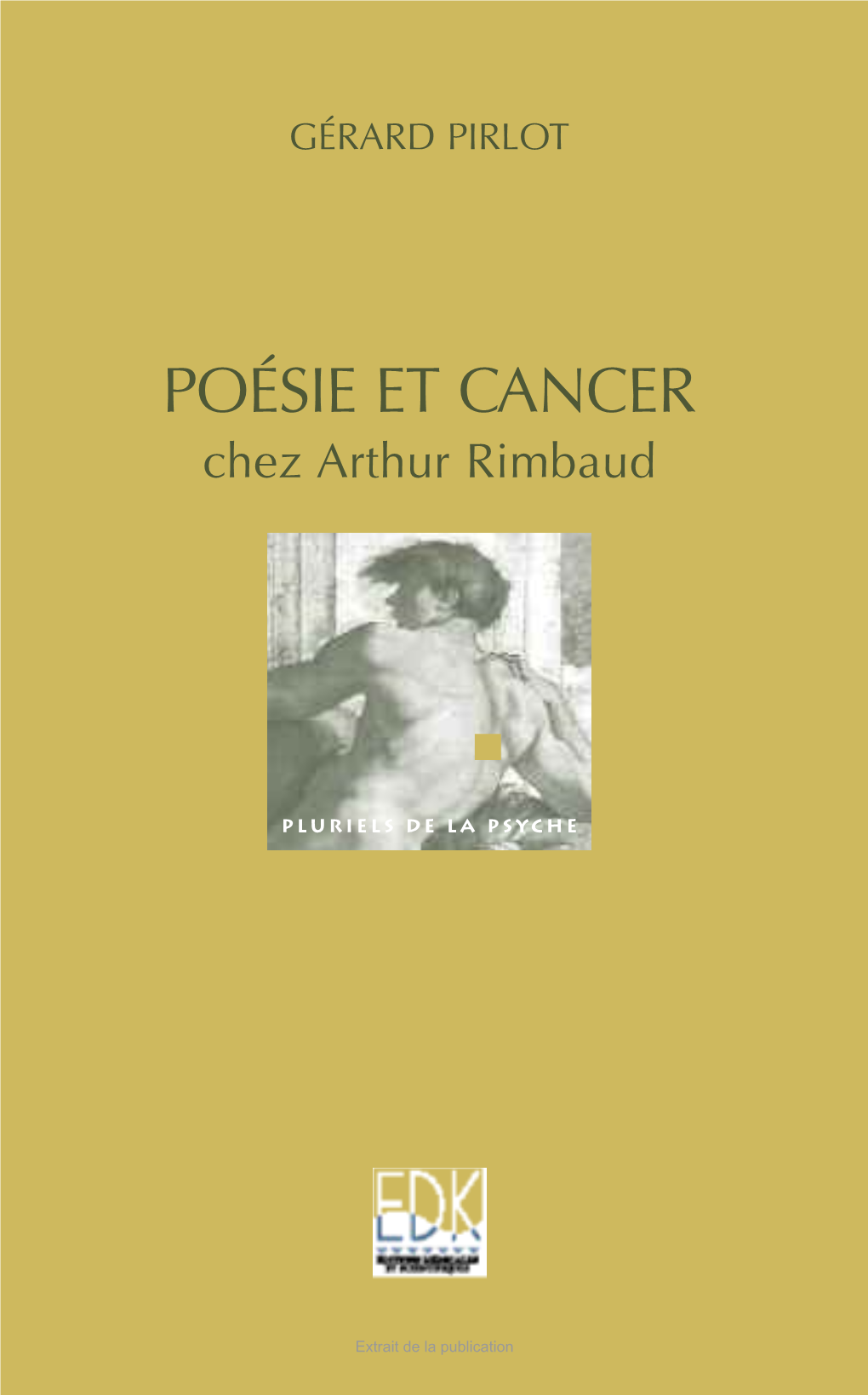 Poésie Et Cancer Chez Arthur Rimbaud