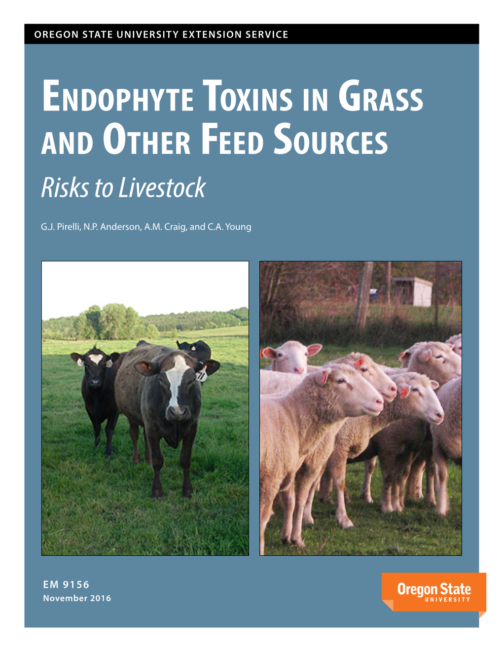 Endophyte Toxins in Grass and Other Feed Sources Risks to Livestock Nicole P