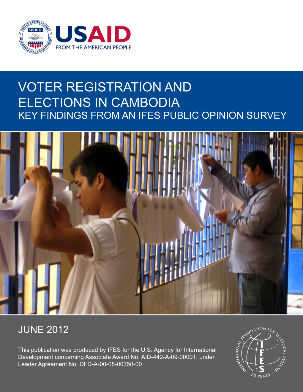 Voter Registration and the Election Process in Cambodia