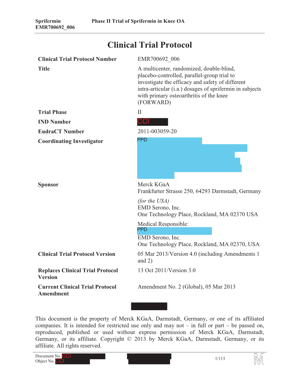 Clinical Trial Protocol