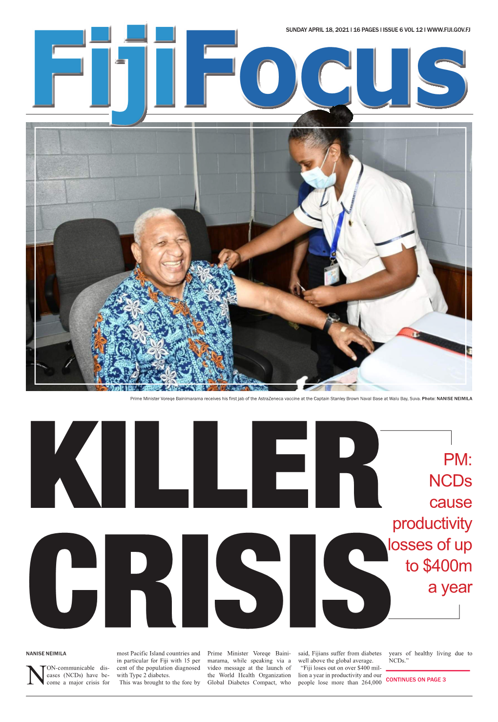 Ncds Cause Productivity Losses of up to $400Ma Year