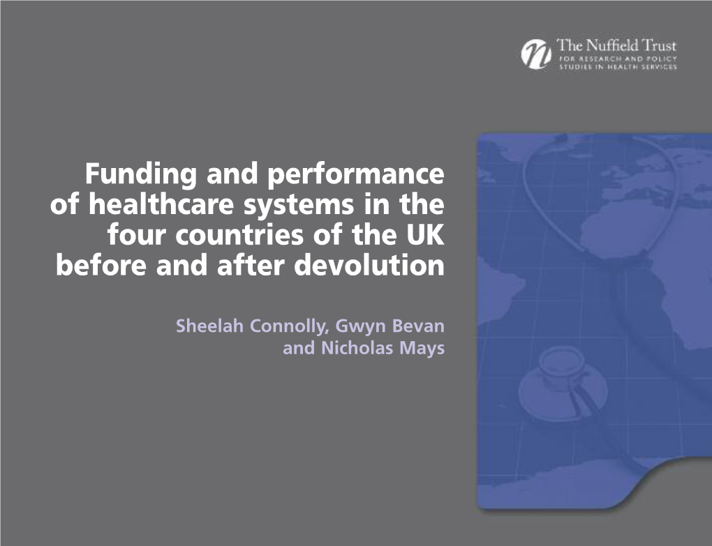 Nuffield Report NHS Efficiency Performance.Pdf