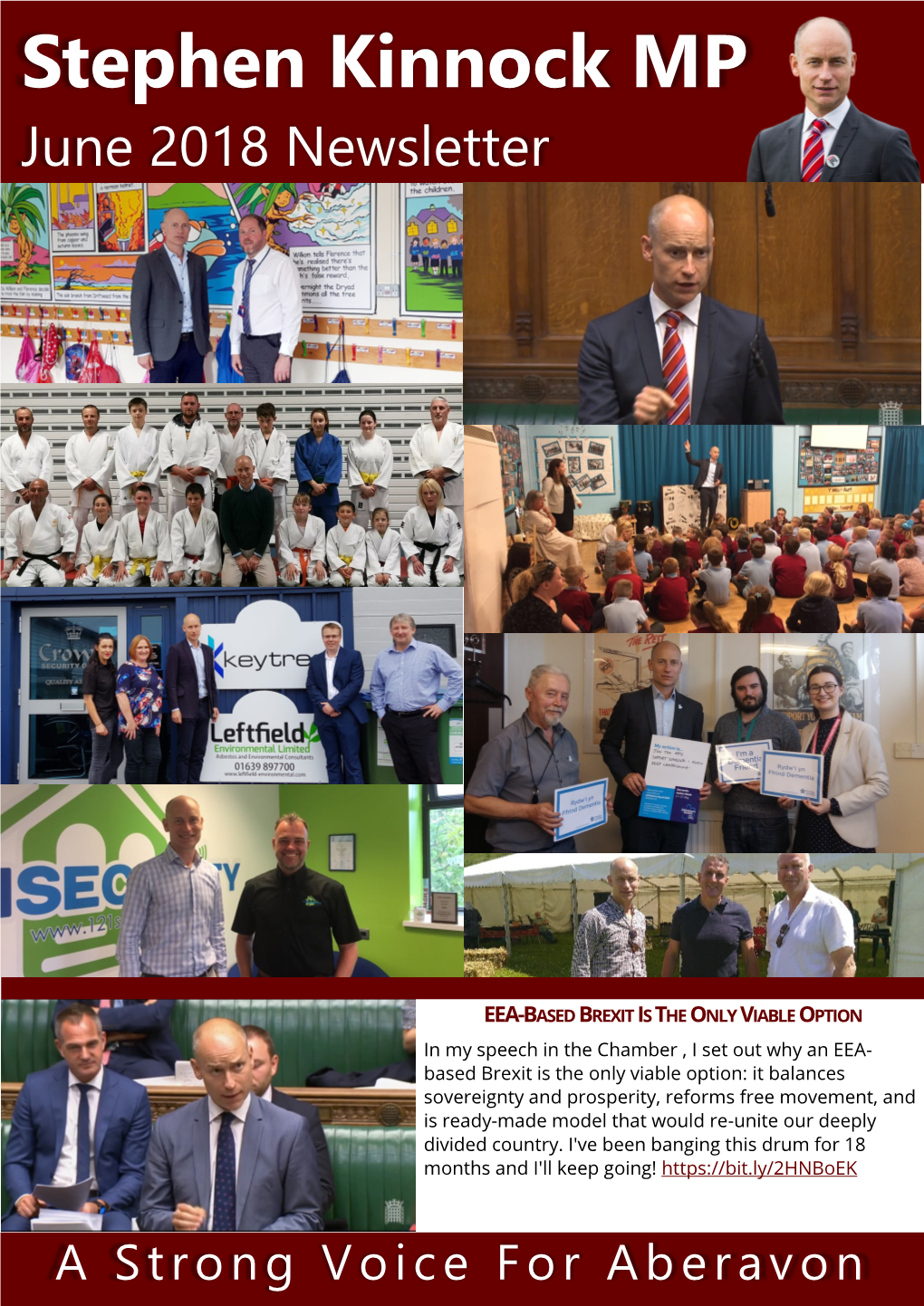 Stephen Kinnock MP June 2018 Newsletter