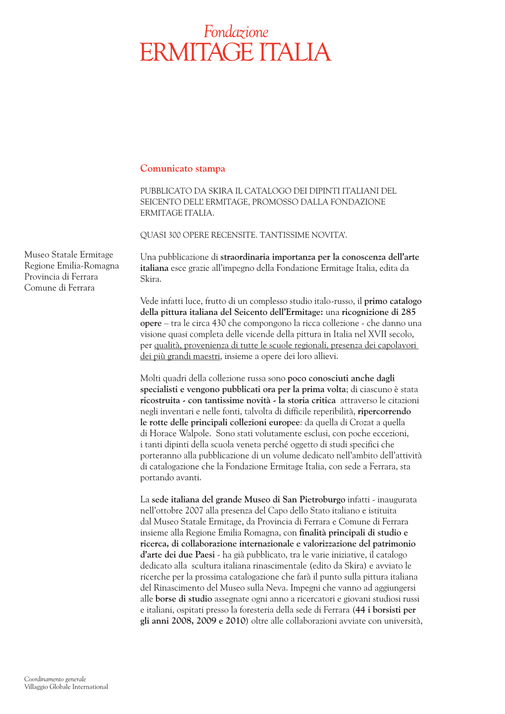 Comunicato Stampa (PDF File)