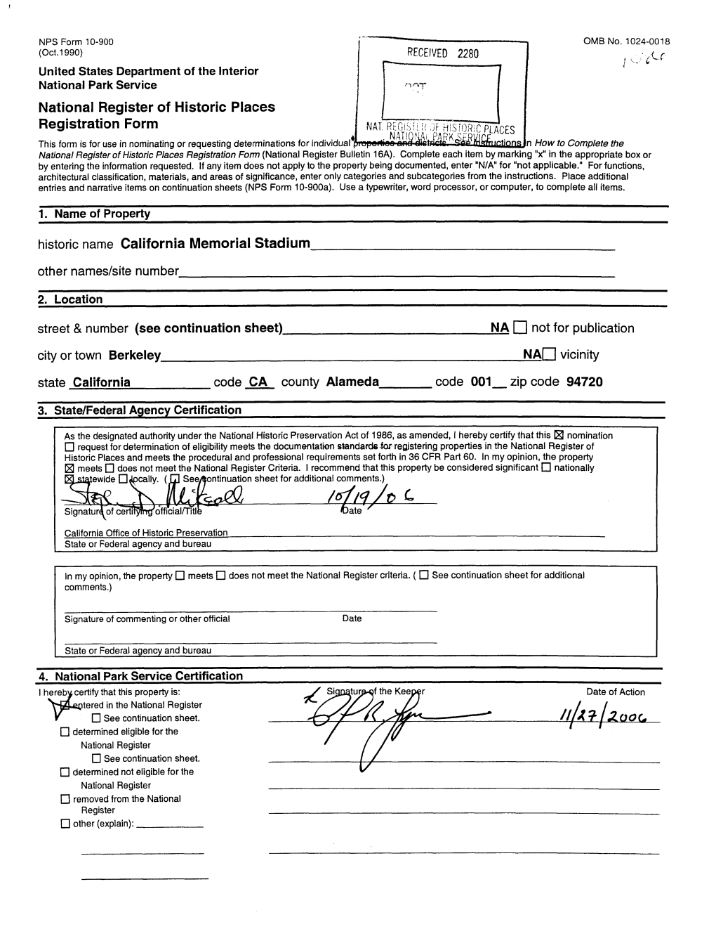 National Register of Historic Places Registration Form