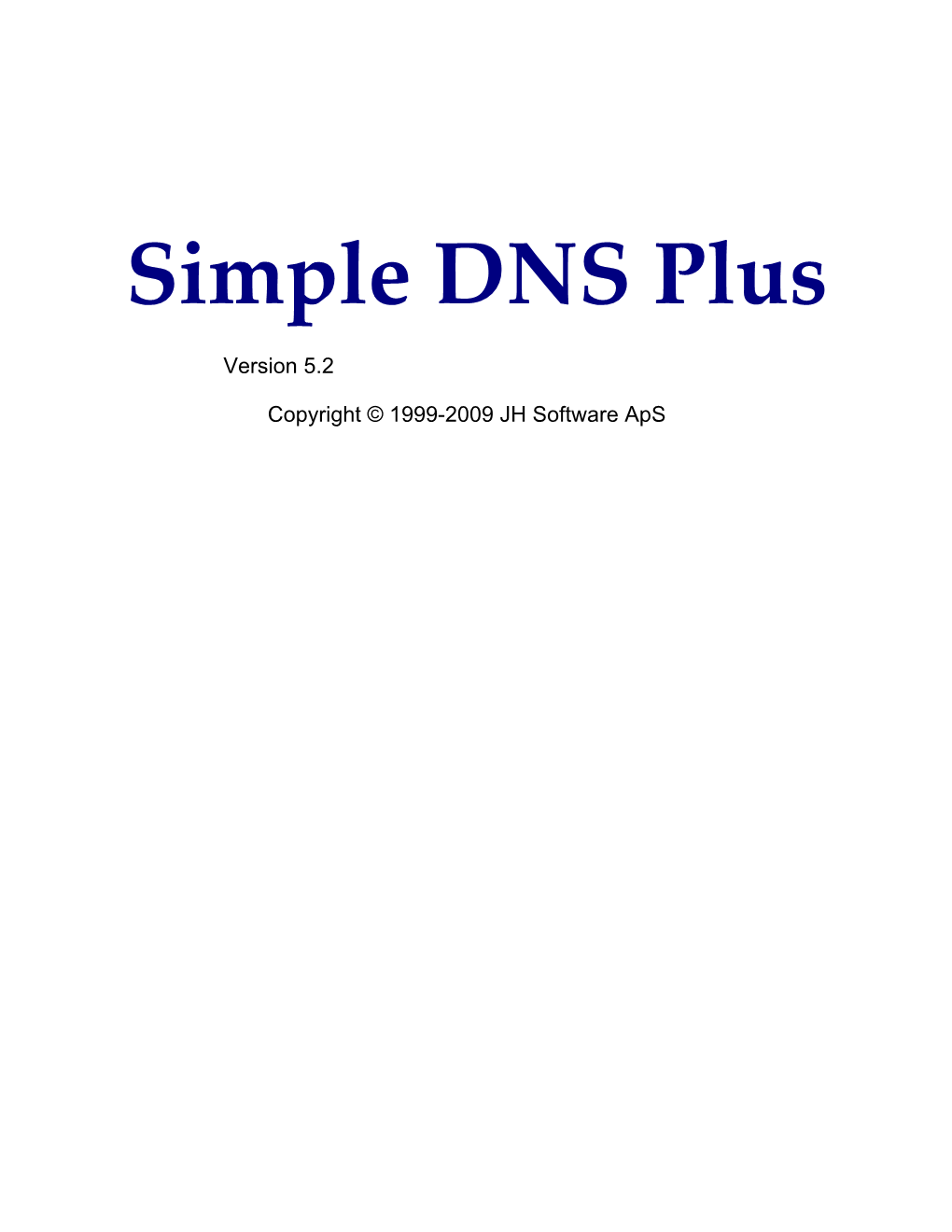 Simple DNS Plus