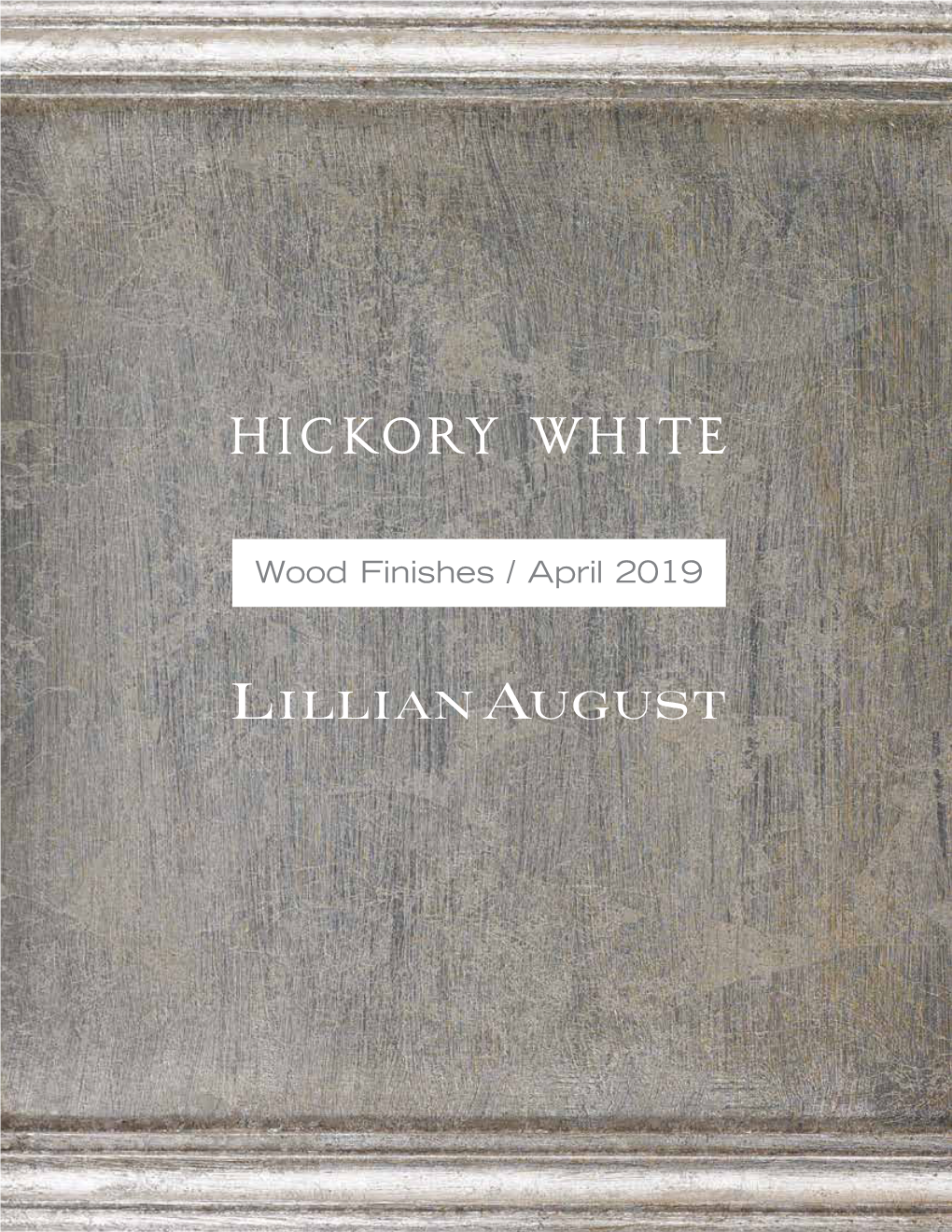 Wood Finishes / April 2019 the Art of Finishing