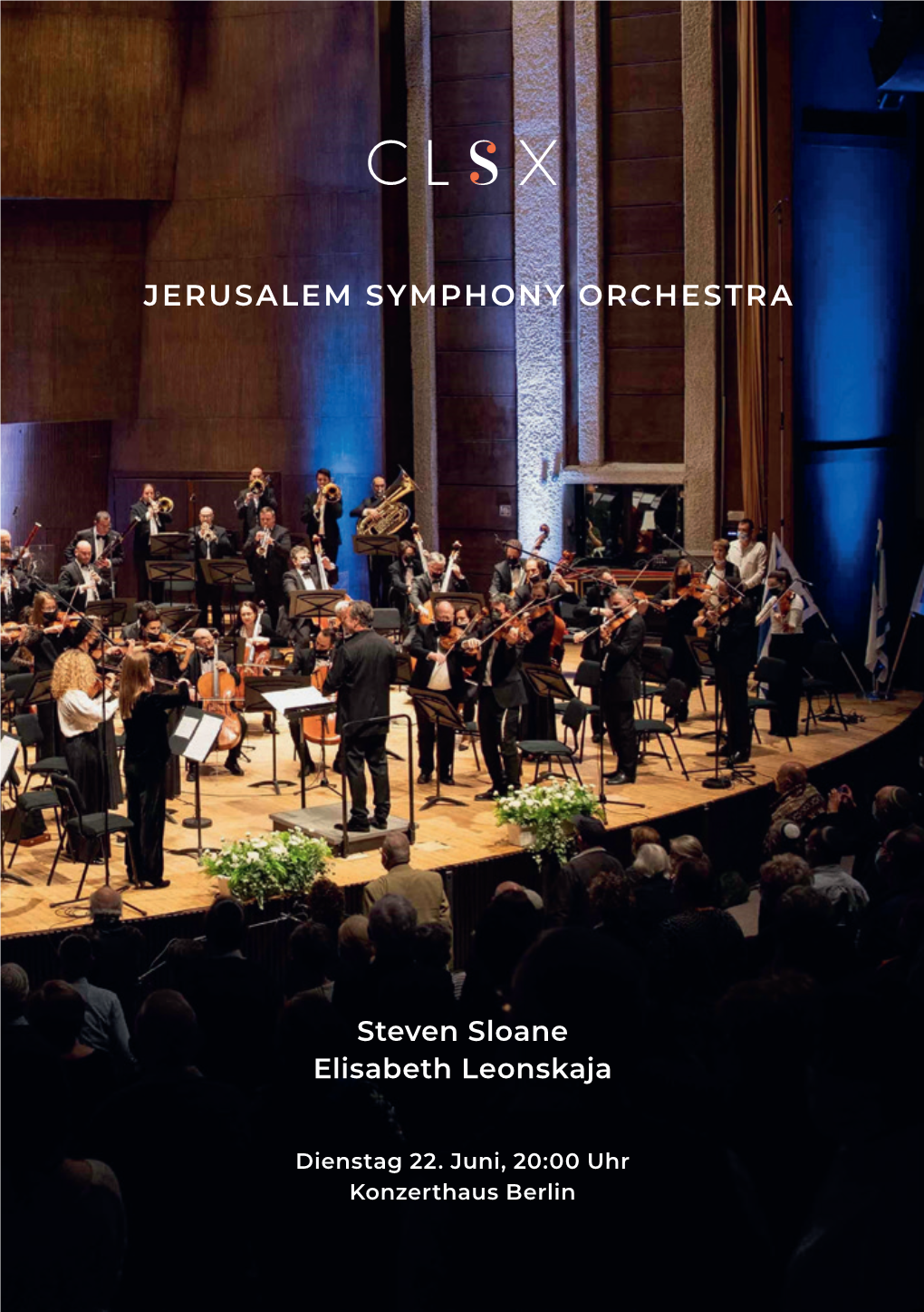 Jerusalem Symphony Orchestra Steven Sloane, Dirigent/Conductor Elisabeth Leonskaja, Klavier/Piano