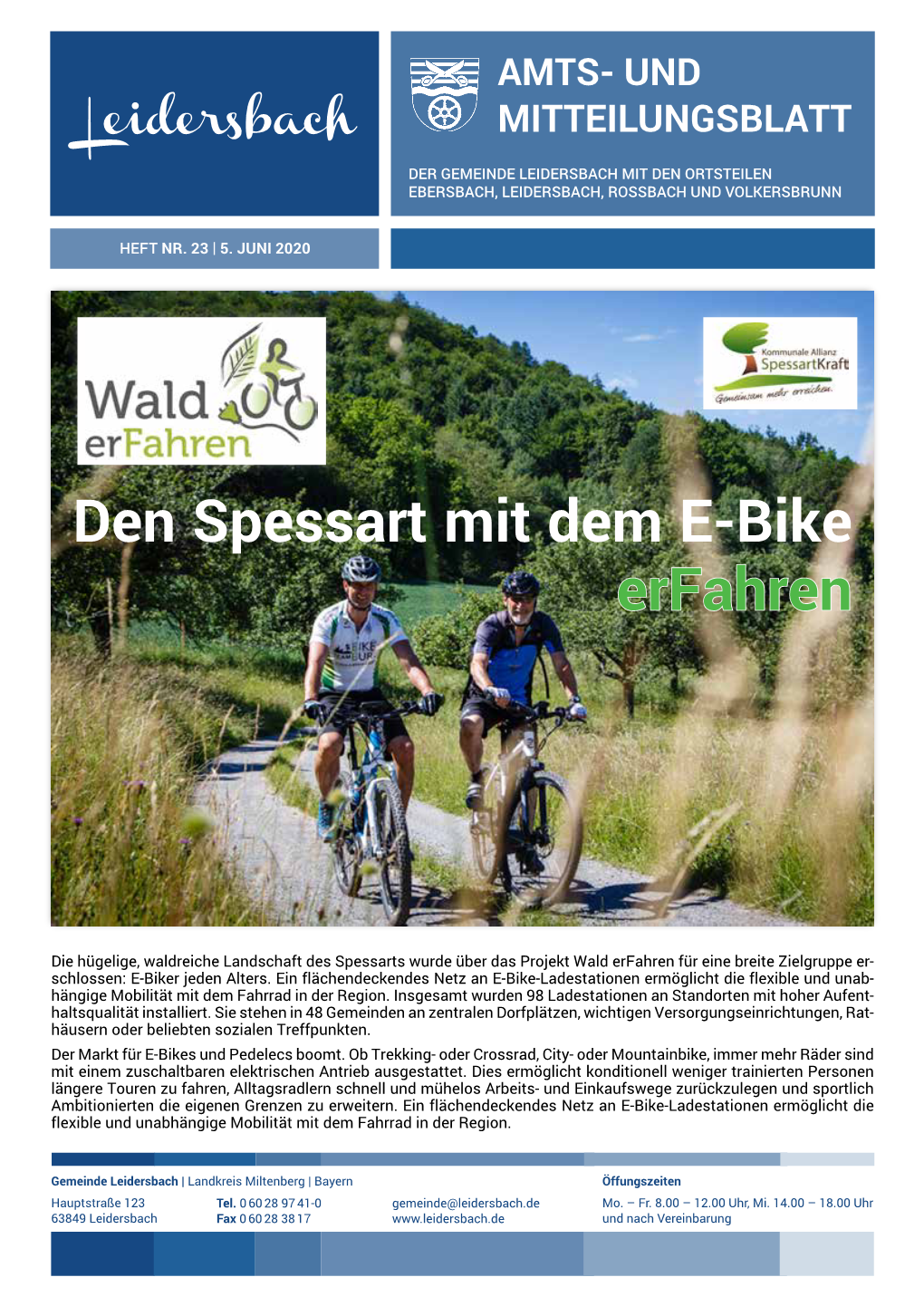 Den Spessart Mit Dem E-Bike Erfahren