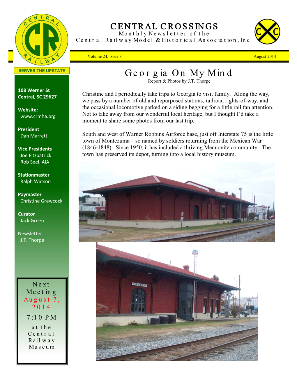 08-14 CRMHA Newsletter