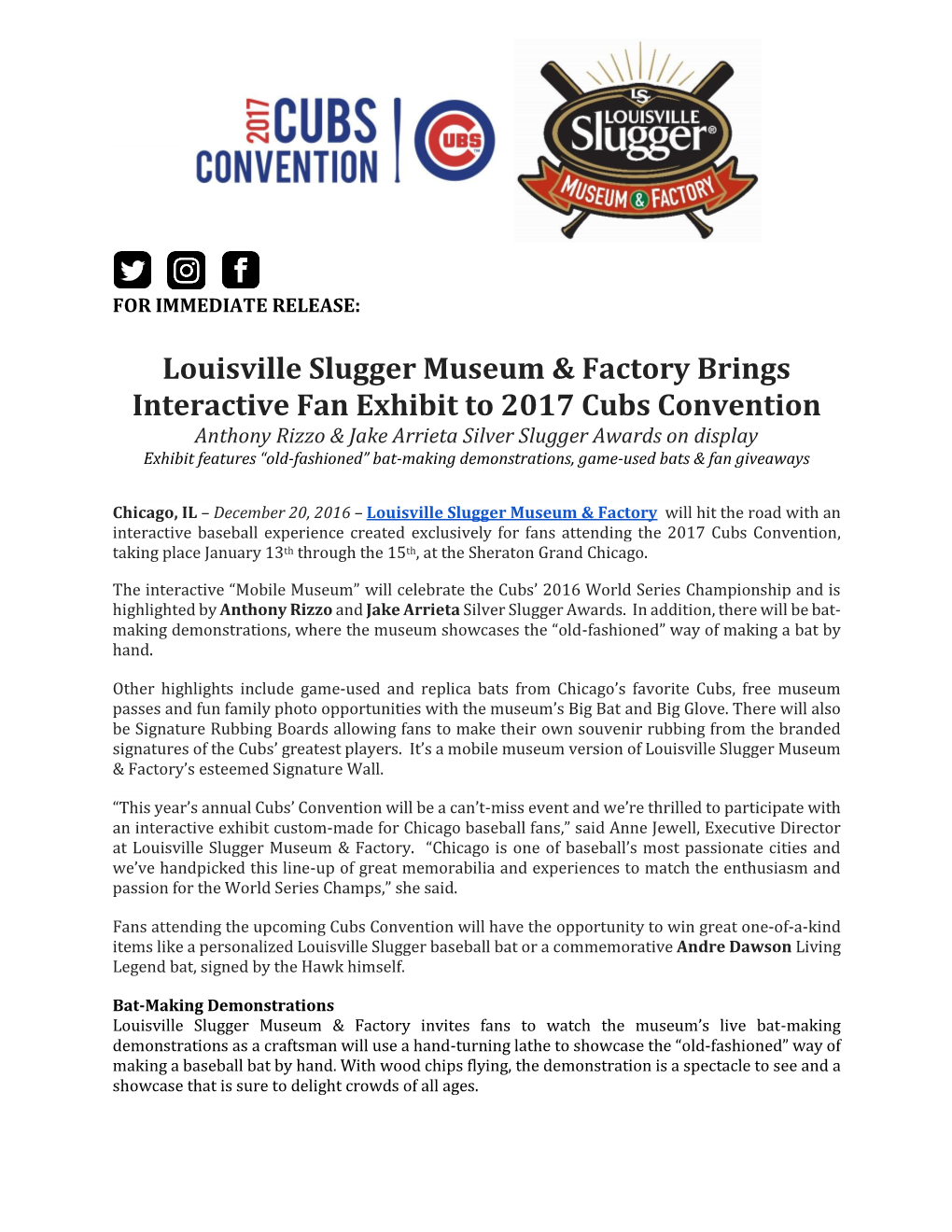 Louisville Slugger Museum & Factory Brings Interactive Fan Exhibit To