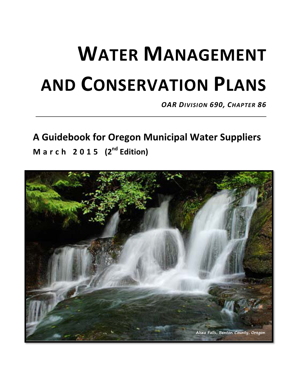 A Guide Book for Preparing a Municipal WMCP