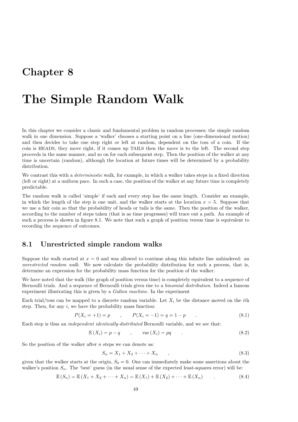 The Simple Random Walk