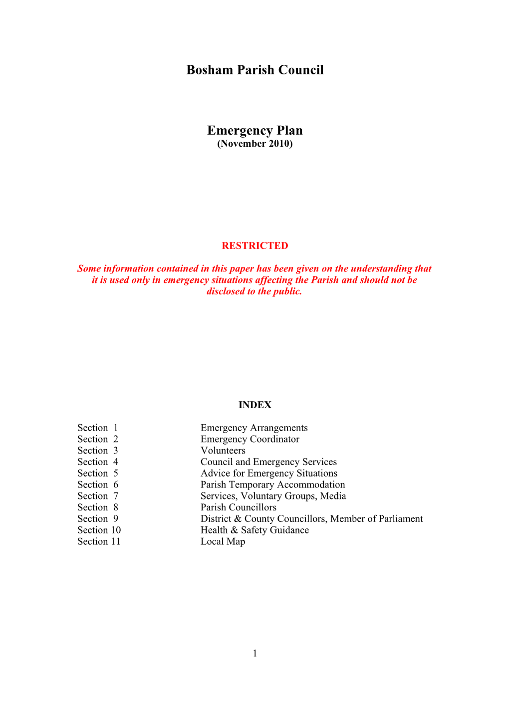 Plaistow and Ifold Parish Council