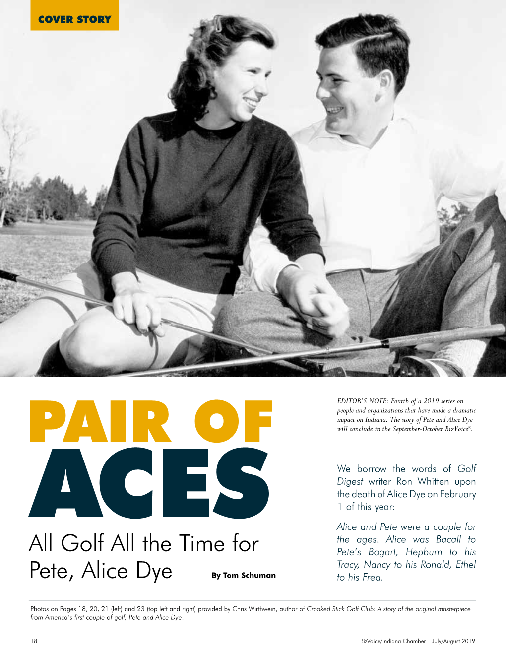 Golf All the Time for Pete, Alice
