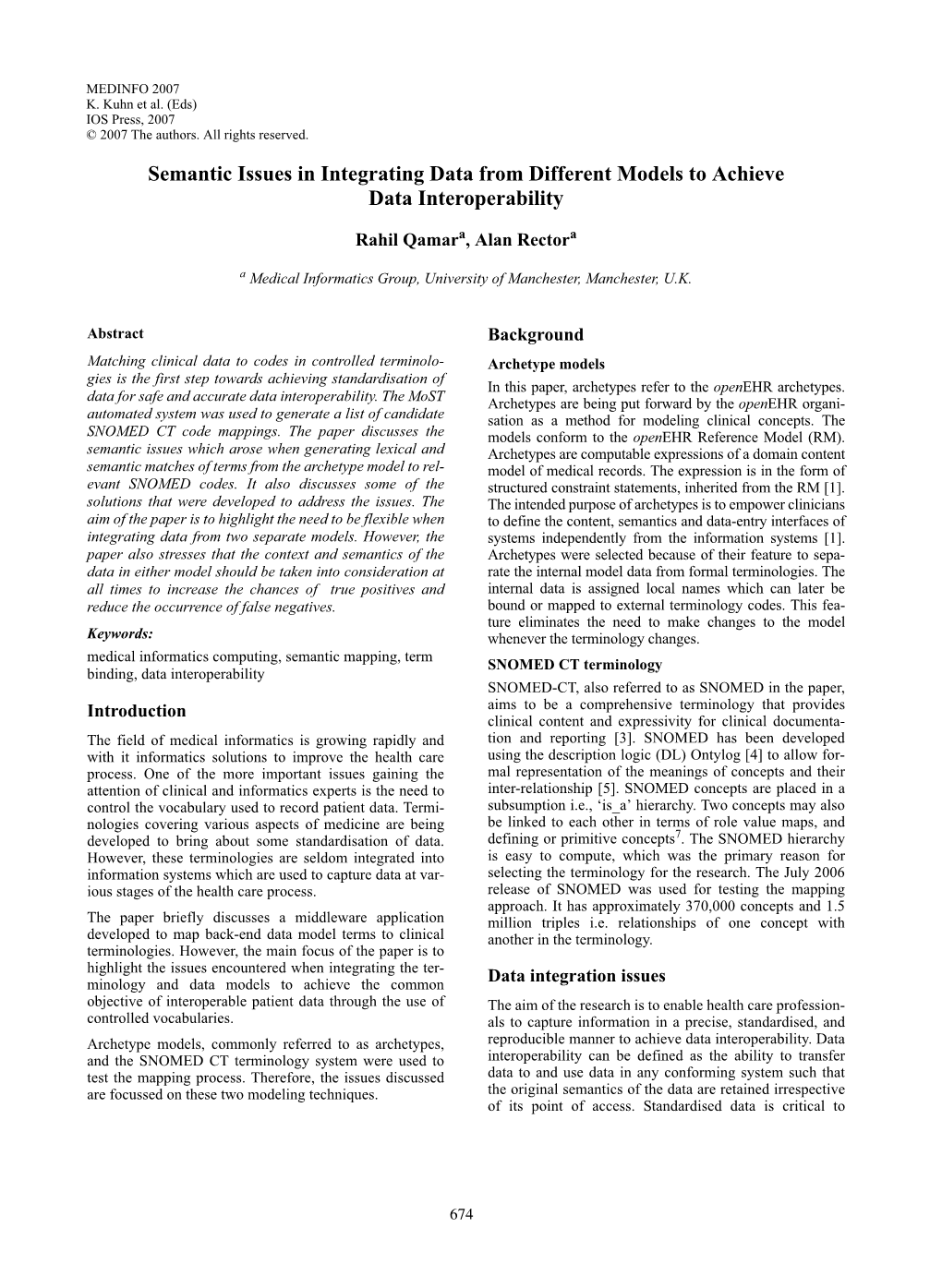 Semantic Issues in Integrating Data from Different Models to Achieve Data Interoperability