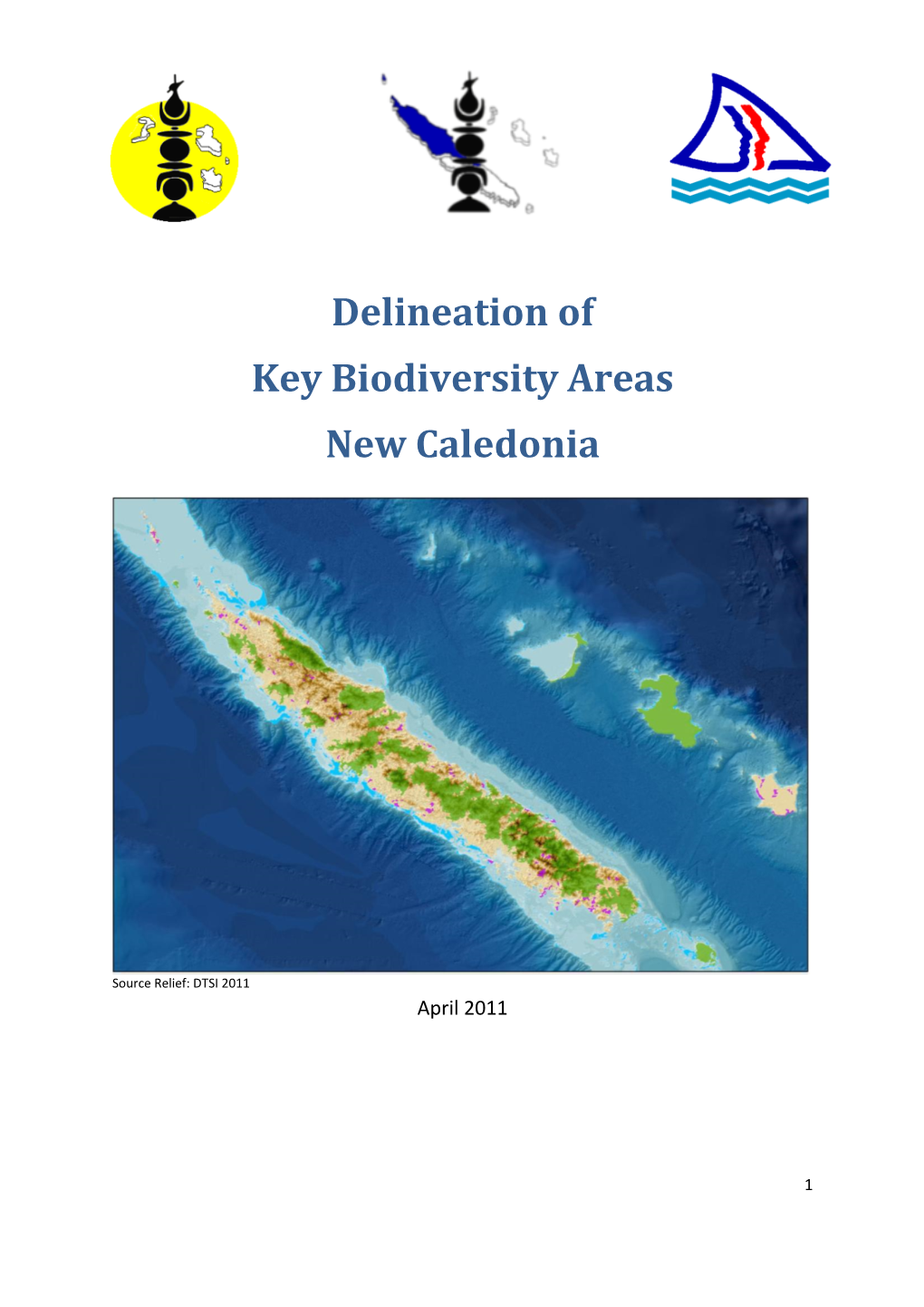Delineation of Key Biodiversity Areas New Caledonia