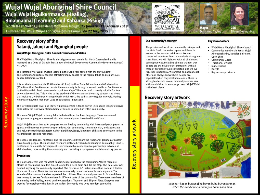 Wujal Wujal Aboriginal Shire Council Recovery Plan