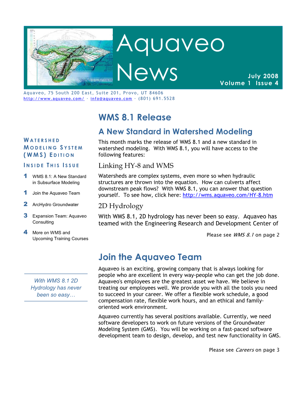 Aquaveo News