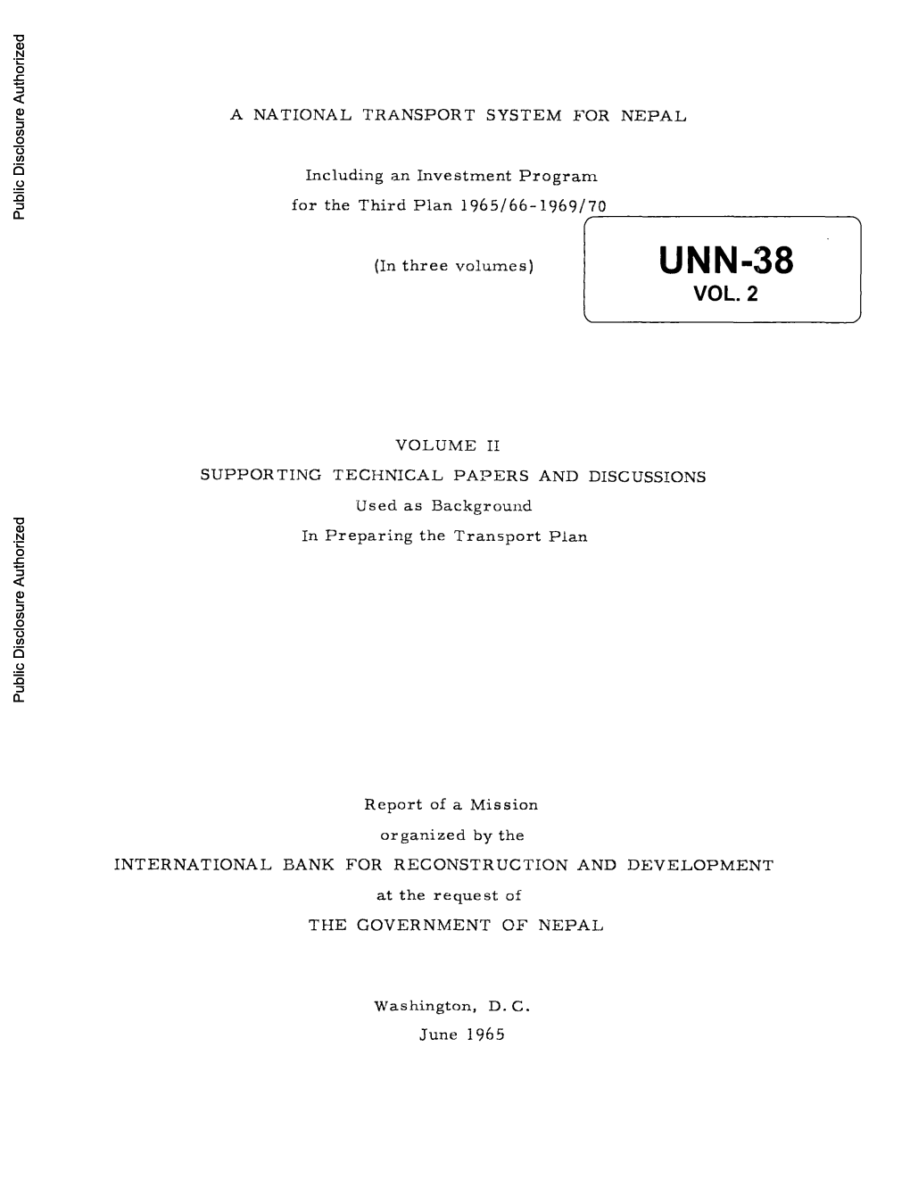 World Bank Document