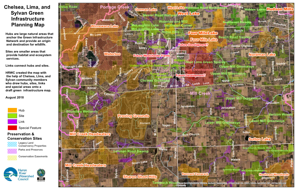 Chelsea, Lima, and Sylvan Green Infrastructure