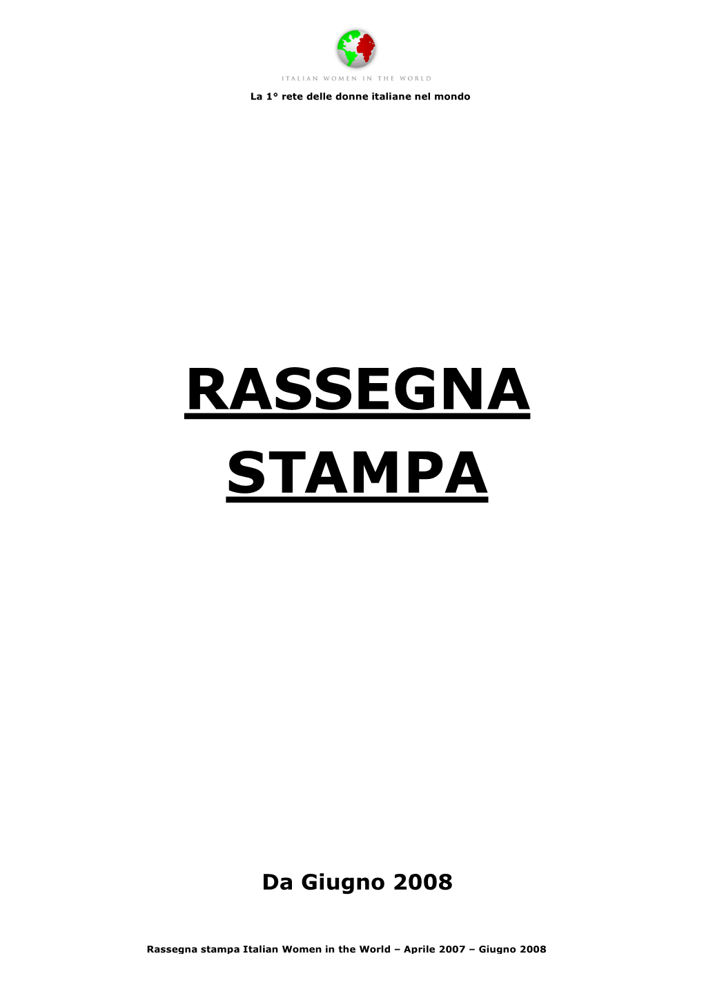 Rassegna Stampa